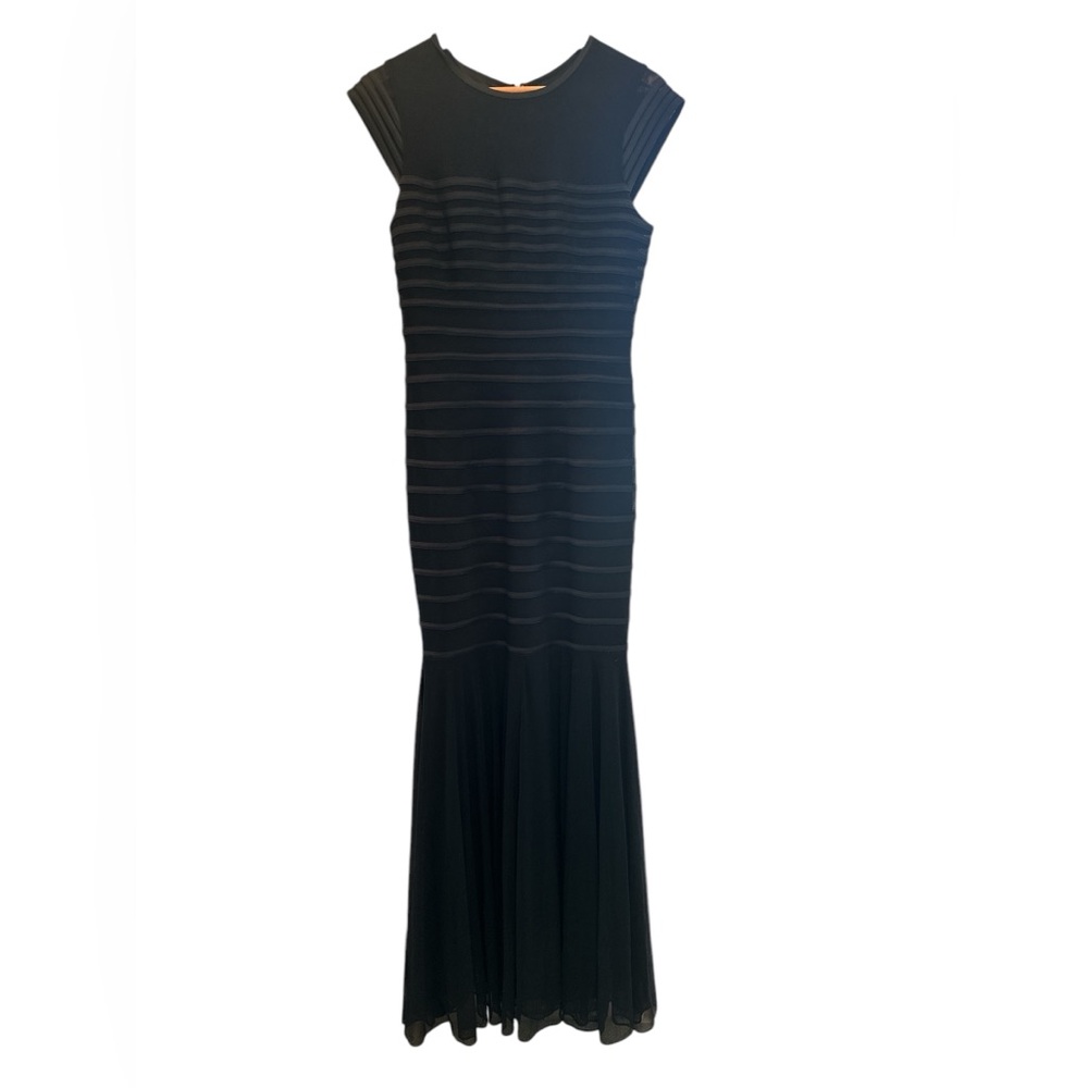 Le Chateau Elegant Black Mermaid Gown